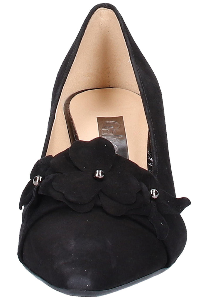 Gabor Pumps Leder Schwarz - surf4shoes