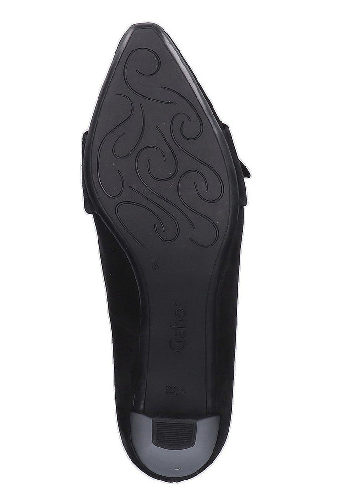 Gabor Pumps Leder Schwarz - surf4shoes