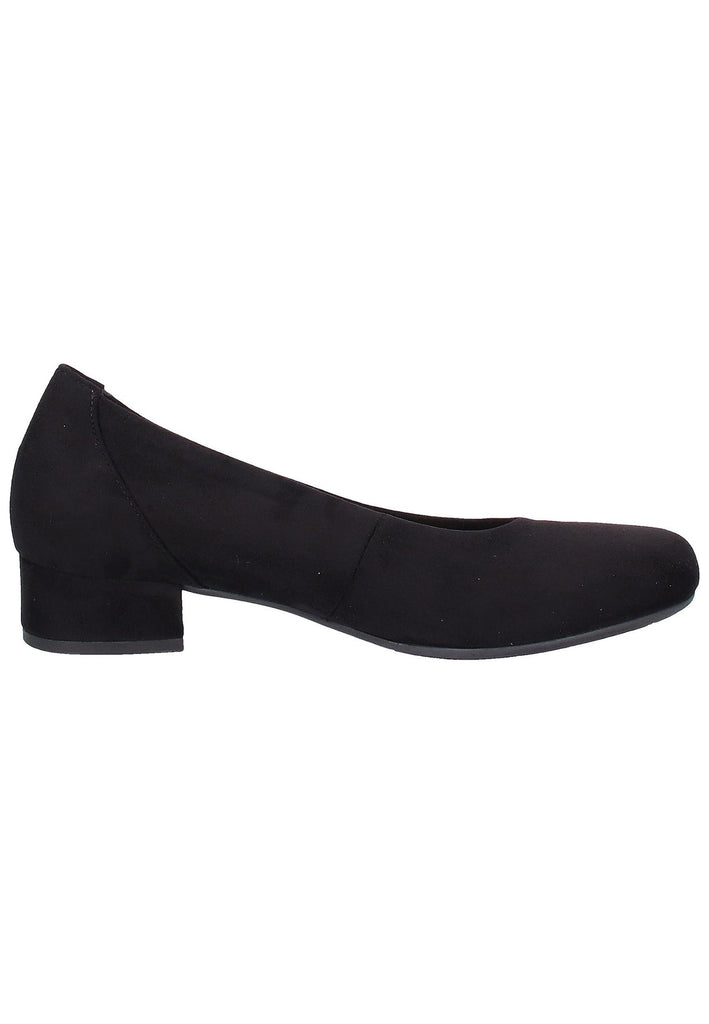 Gabor Pumps Lederimitat Schwarz - surf4shoes