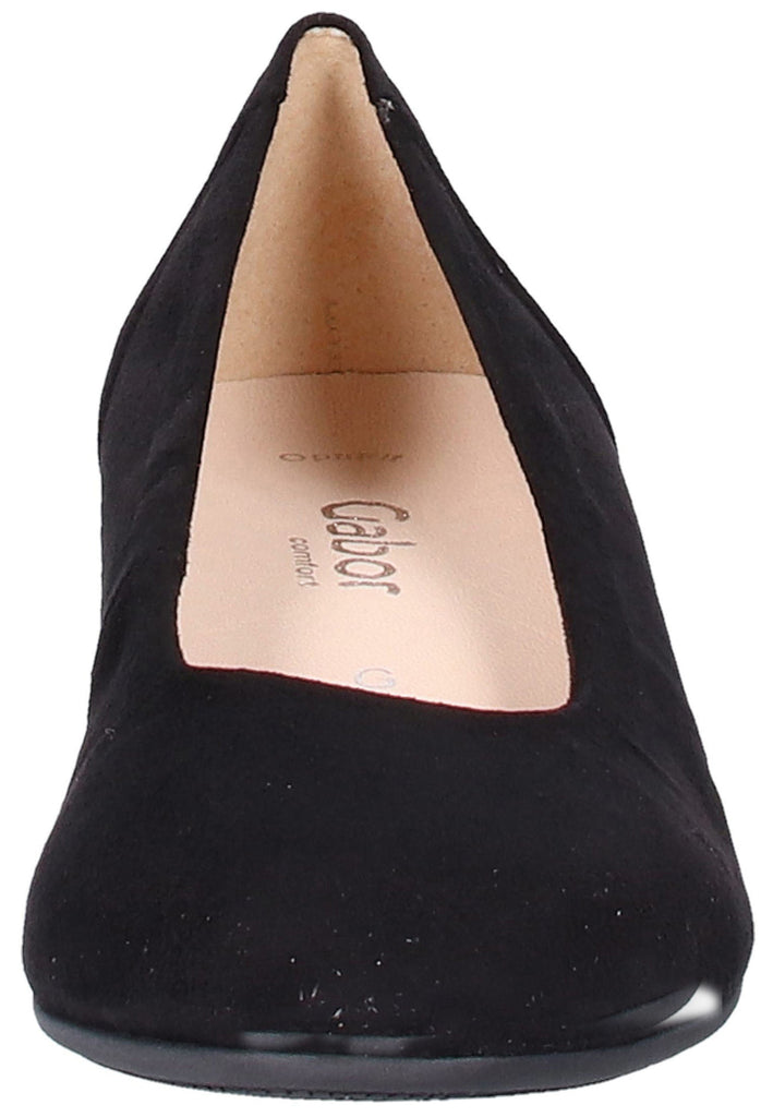Gabor Pumps Lederimitat Schwarz - surf4shoes