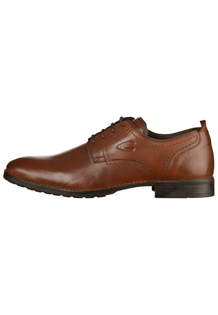 camel active Businessschuhe Leder/Textil Cognac - surf4shoes