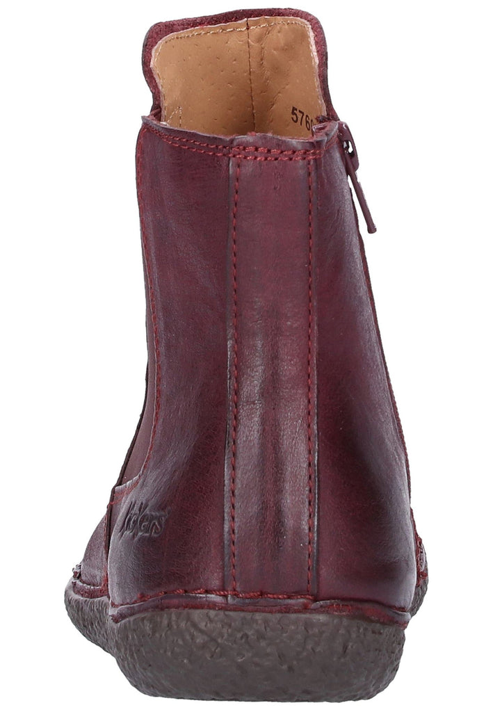 Kickers Stiefelette Leder Bordeaux - surf4shoes