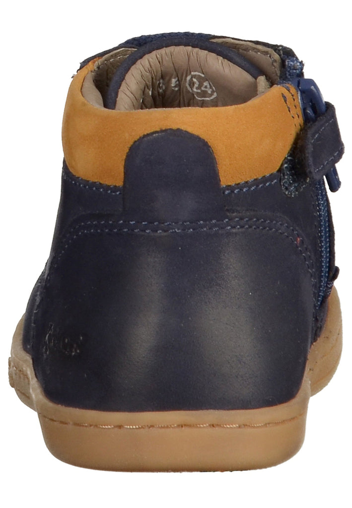 Kickers Halbschuhe Leder Blau - surf4shoes