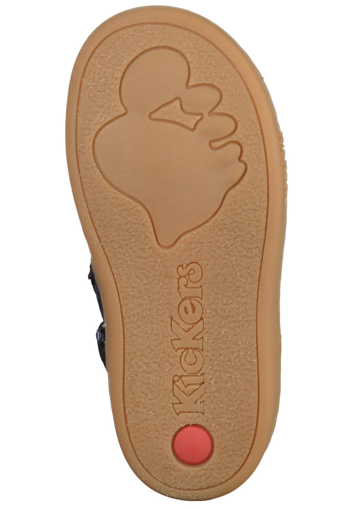 Kickers Halbschuhe Leder Blau - surf4shoes