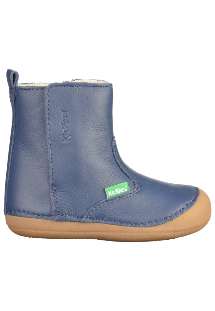 Kickers Stiefel Leder Marine Warmfutter - surf4shoes