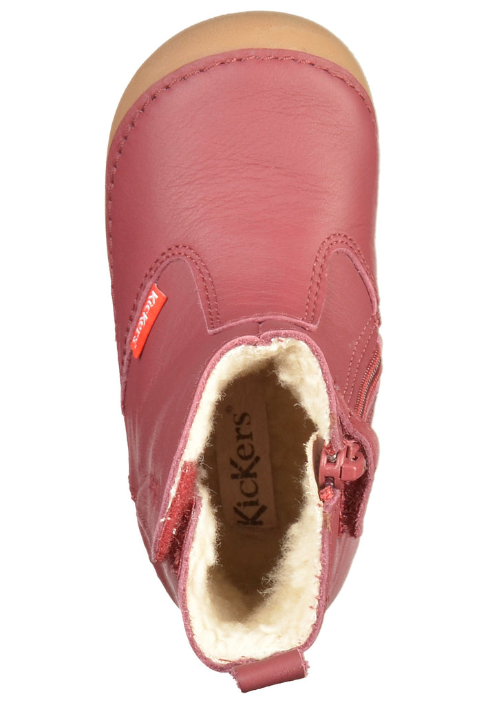 Kickers Stiefel Leder Magenta - surf4shoes
