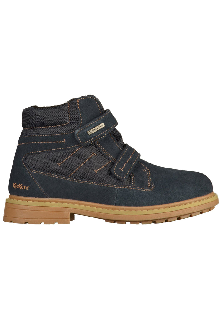 Kickers Stiefelette Leder/Textil Blau - surf4shoes