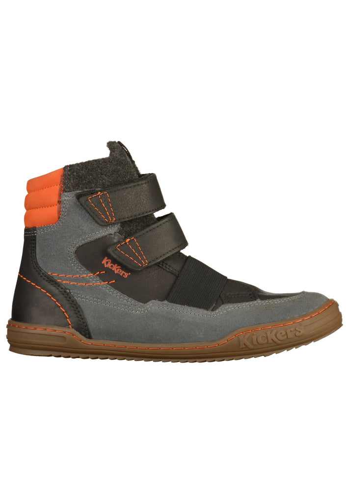 Kickers Stiefelette Leder/Textil Schwarz - surf4shoes