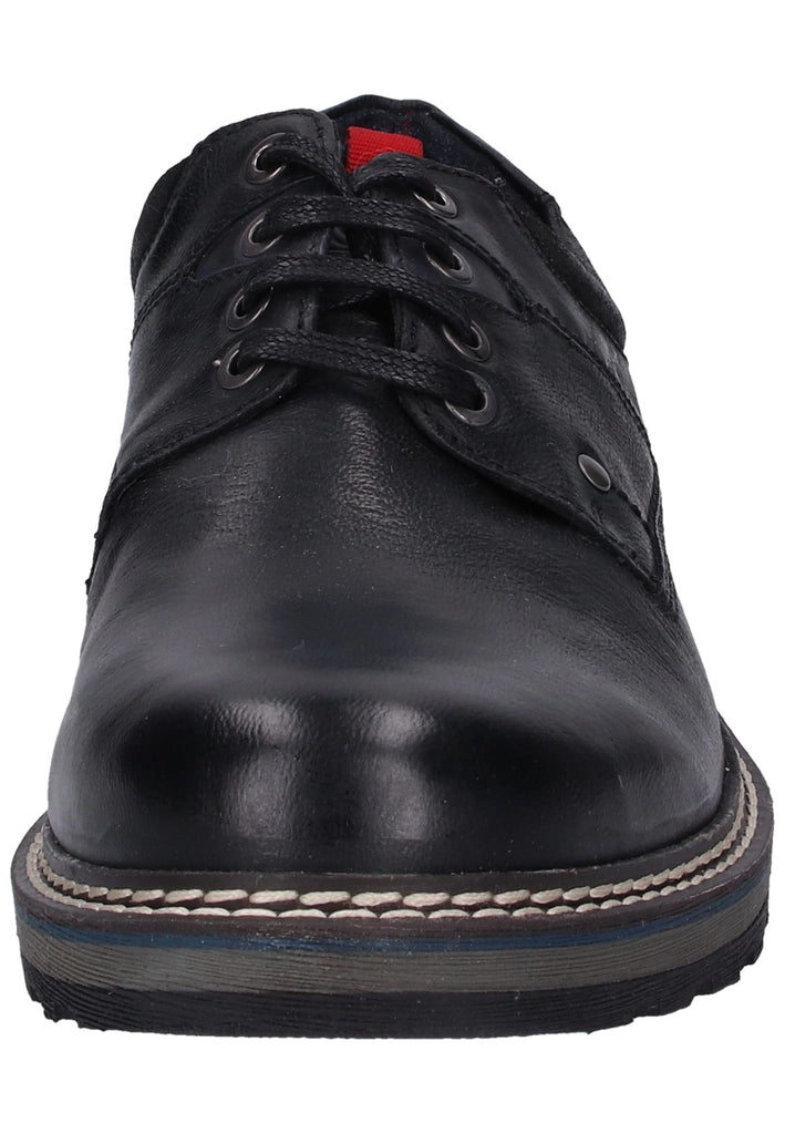 s.Oliver Halbschuhe Leder Schwarz - surf4shoes