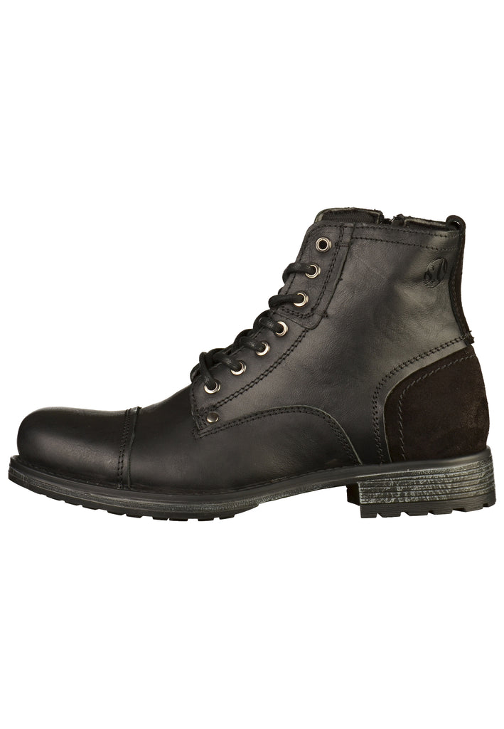 s.Oliver Stiefelette Leder Schwarz - surf4shoes