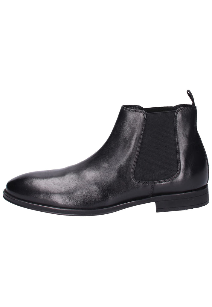 s.Oliver Stiefelette Leder Schwarz - surf4shoes