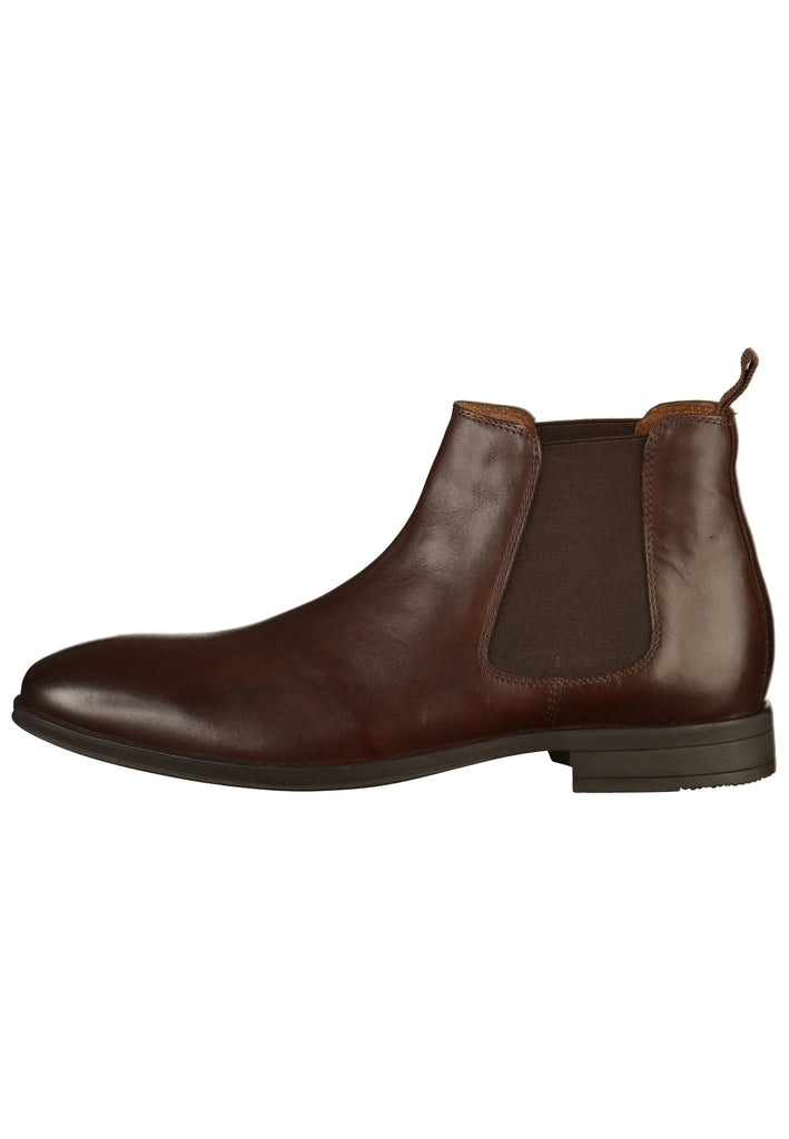 s.Oliver Stiefelette Leder Dunkelbraun - surf4shoes