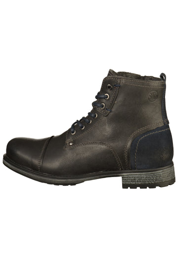 s.Oliver Stiefelette Leder Anthrazit - surf4shoes