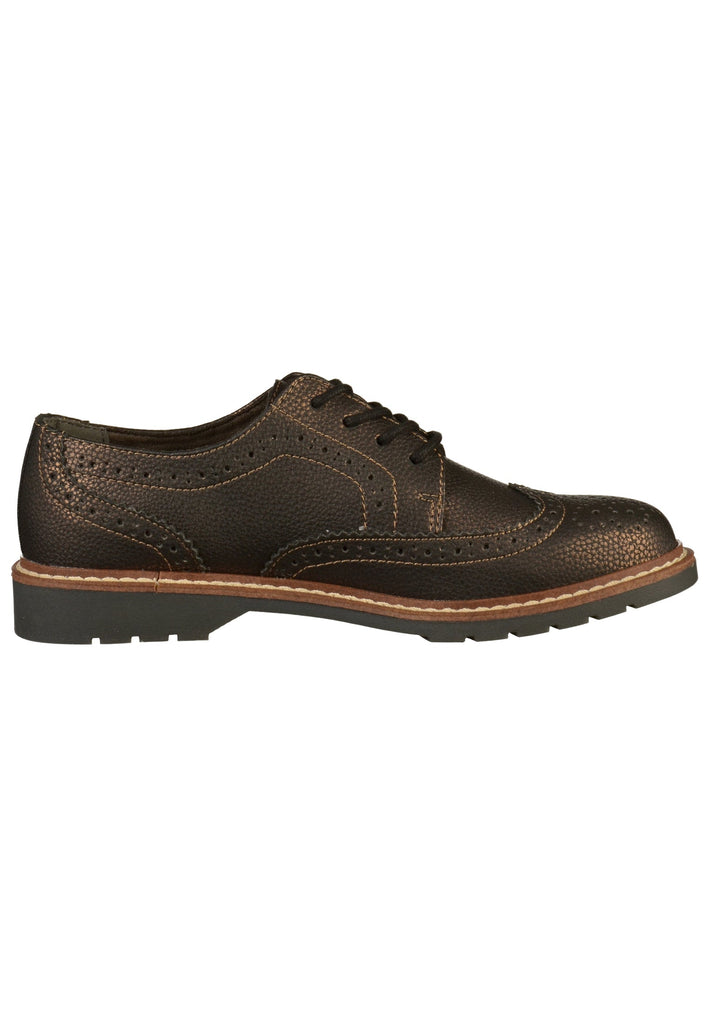 s.Oliver Halbschuhe Lederimitat Bronze - surf4shoes