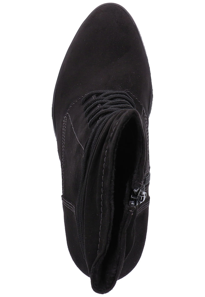 s.Oliver Stiefelette Textil Schwarz - surf4shoes