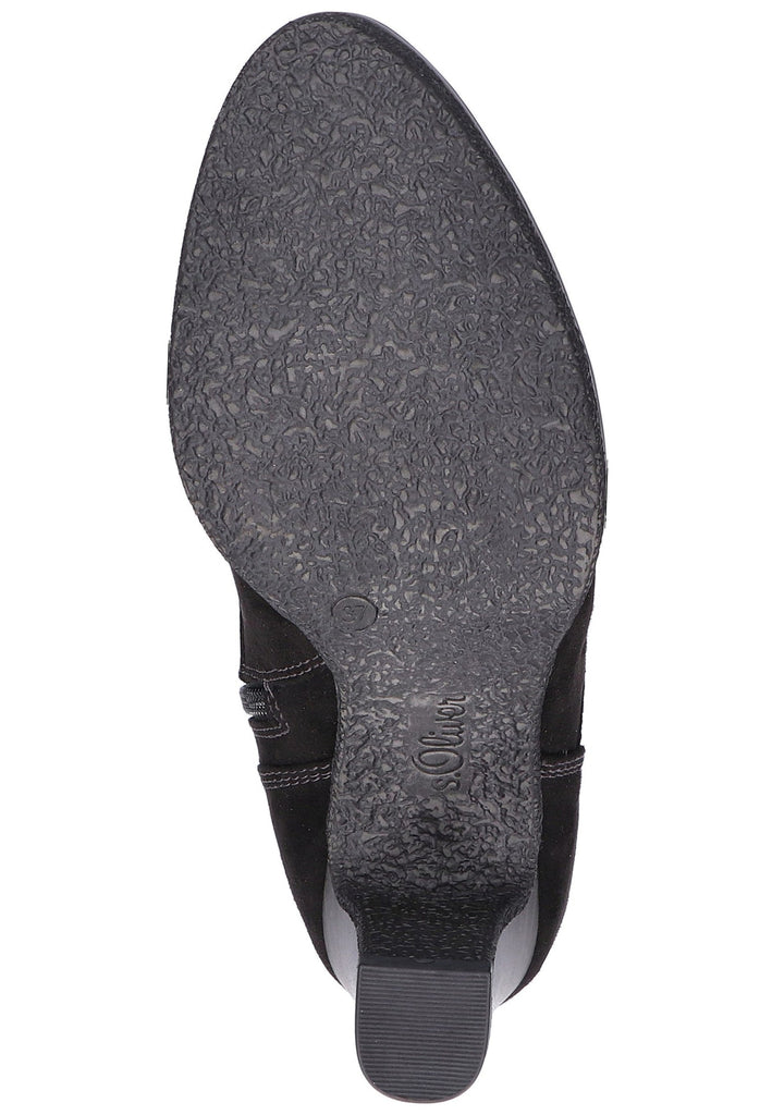 s.Oliver Stiefelette Textil Schwarz - surf4shoes