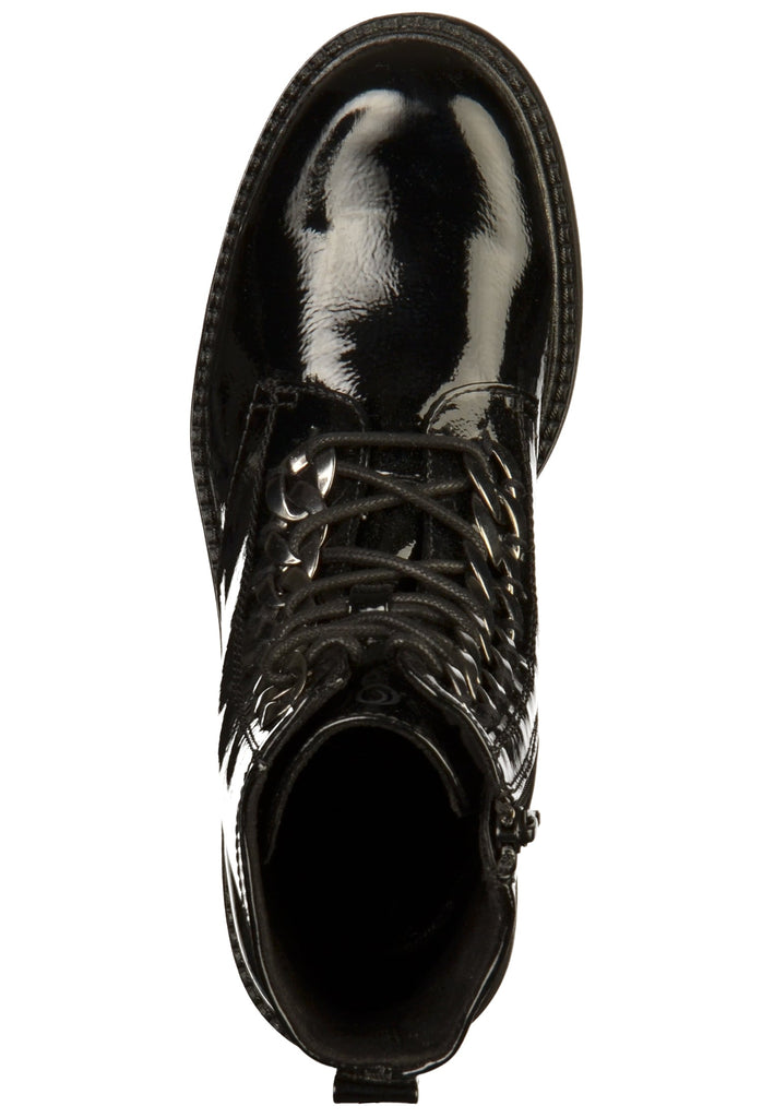 s.Oliver Stiefelette Lederimitat Schwarz - surf4shoes