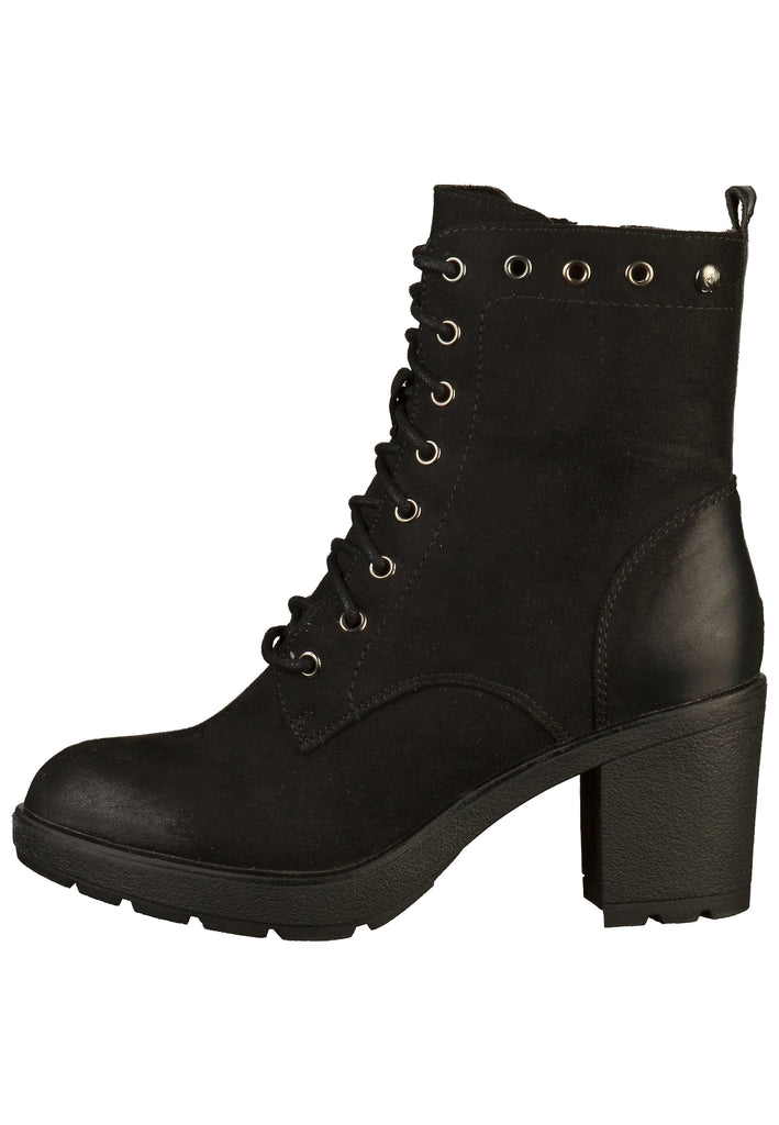 s.Oliver Stiefelette Lederimitat Schwarz - surf4shoes