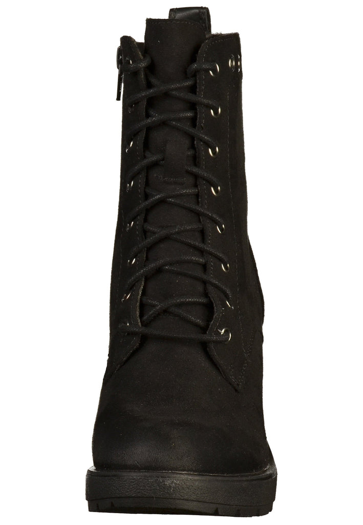 s.Oliver Stiefelette Lederimitat Schwarz - surf4shoes