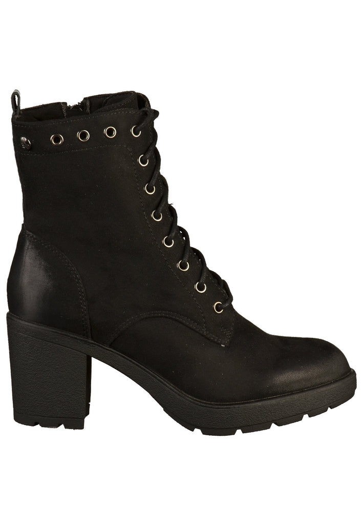 s.Oliver Stiefelette Lederimitat Schwarz - surf4shoes