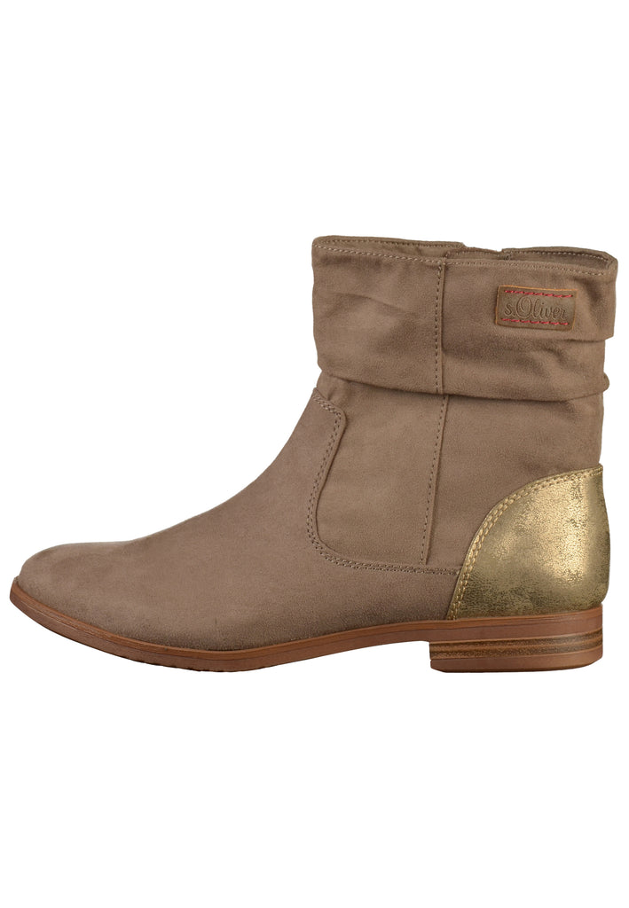 s.Oliver Stiefelette Lederimitat/Textil Pepper - surf4shoes