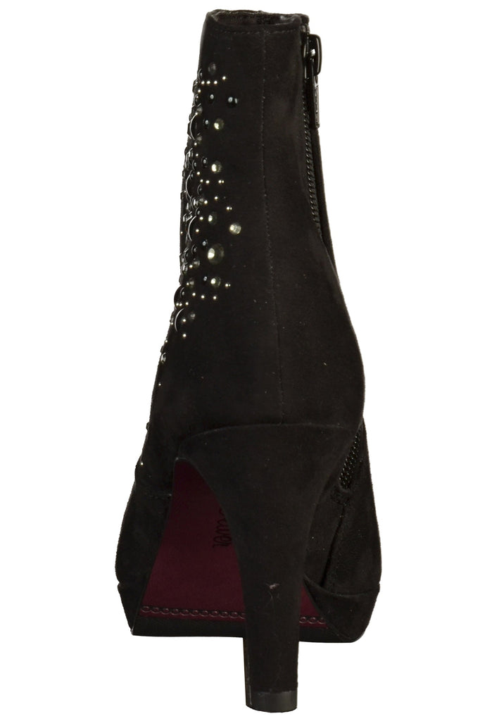 s.Oliver Stiefelette Textil Schwarz - surf4shoes