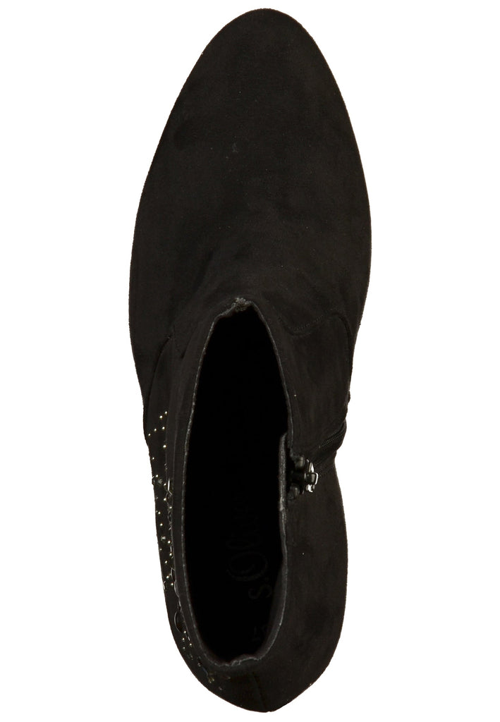 s.Oliver Stiefelette Textil Schwarz - surf4shoes
