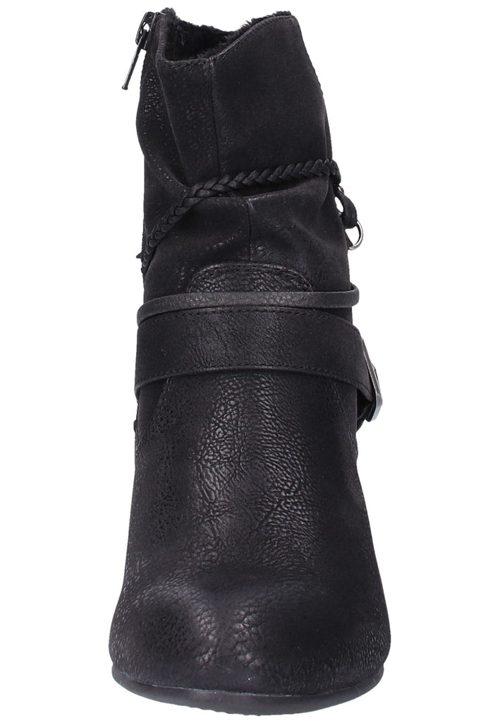 s.Oliver Stiefelette Lederimitat Schwarz - surf4shoes