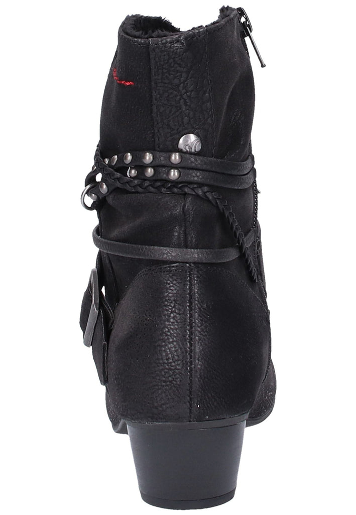 s.Oliver Stiefelette Lederimitat Schwarz - surf4shoes