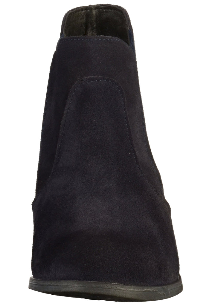 s.Oliver Stiefelette Nubukleder Blau - surf4shoes