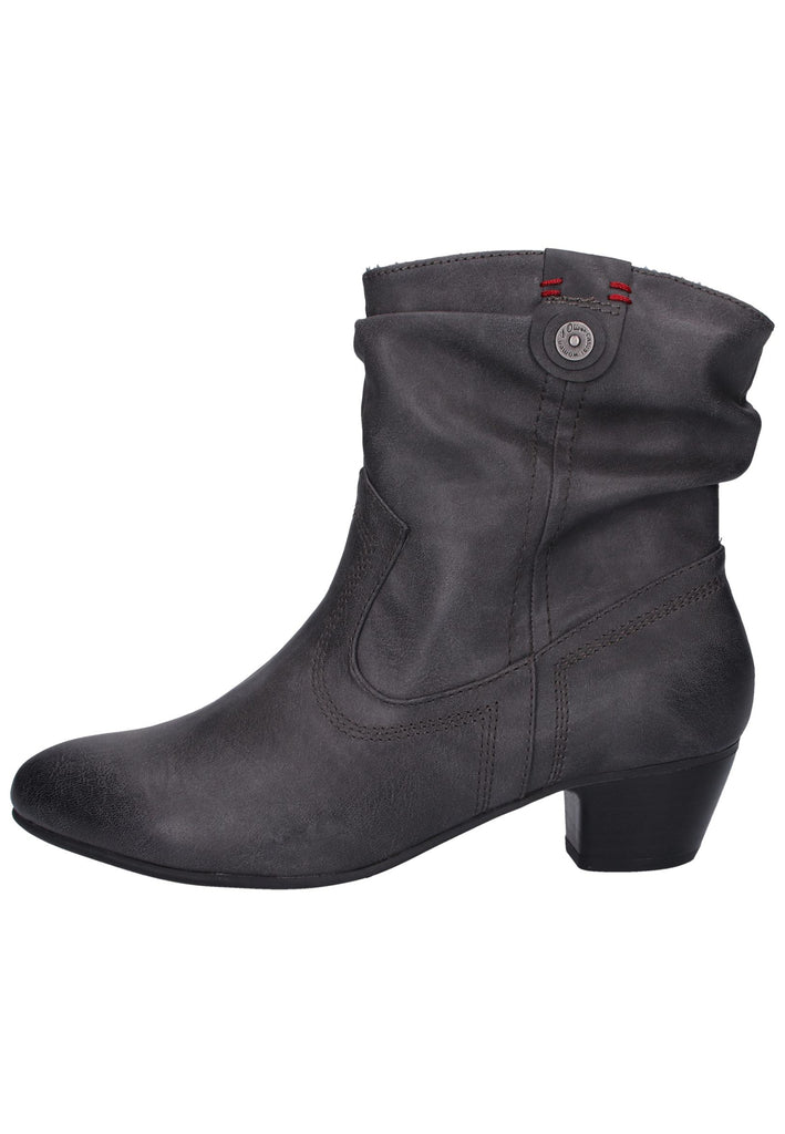 s.Oliver Stiefelette Lederimitat Grau - surf4shoes