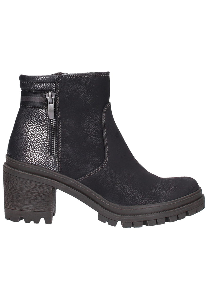 s.Oliver Stiefelette Lederimitat Schwarz - surf4shoes