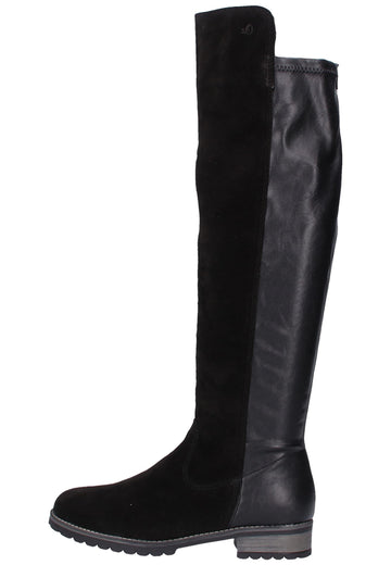 s.Oliver Stiefel Leder Schwarz - surf4shoes