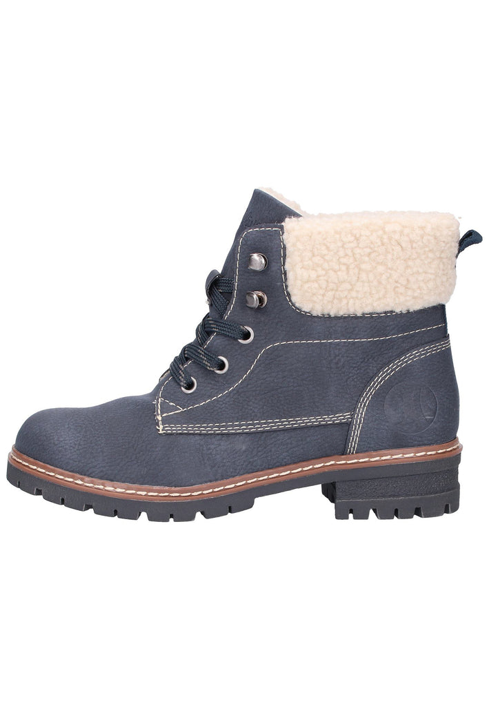 s.Oliver Stiefelette Lederimitat Navy - surf4shoes