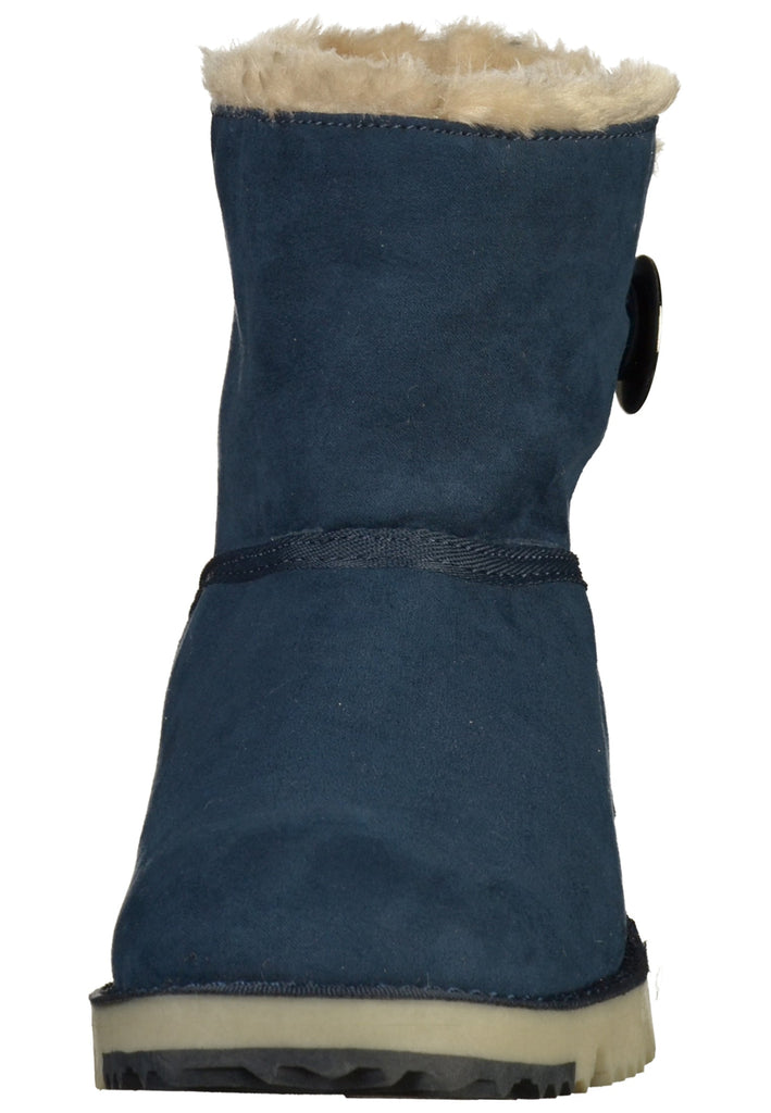 s.Oliver Stiefelette Lederimitat/Textil Blau - surf4shoes