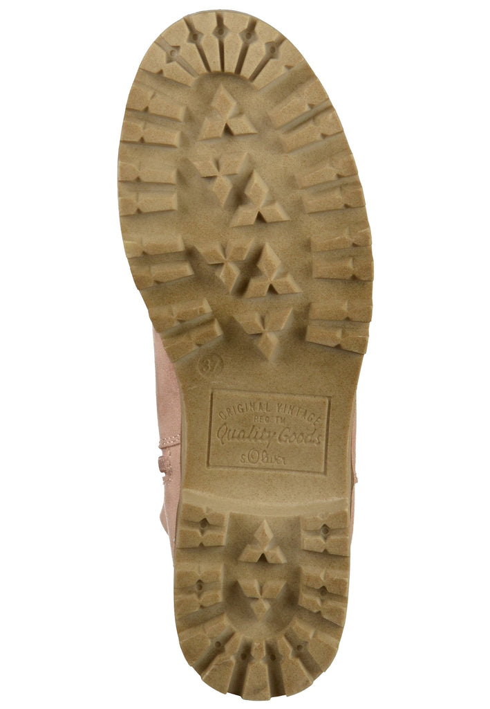 s.Oliver Stiefelette Textil Rose - surf4shoes