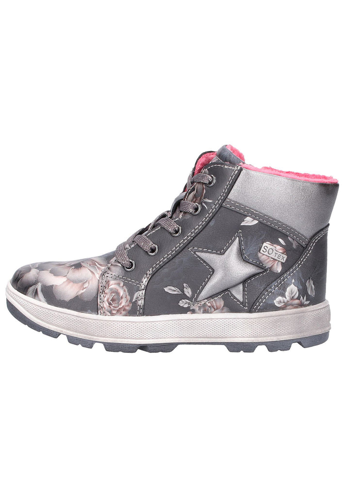 s.Oliver Sneaker Lederimitat Grau - surf4shoes