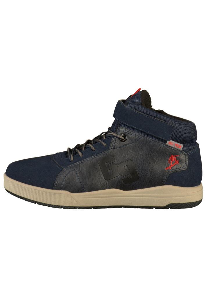s.Oliver Sneaker Lederimitat Navy - surf4shoes