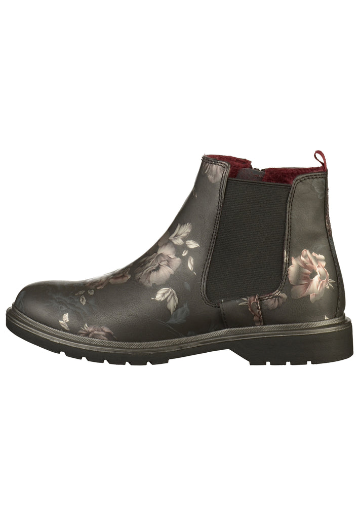 s.Oliver Stiefelette Lederimitat Grau - surf4shoes