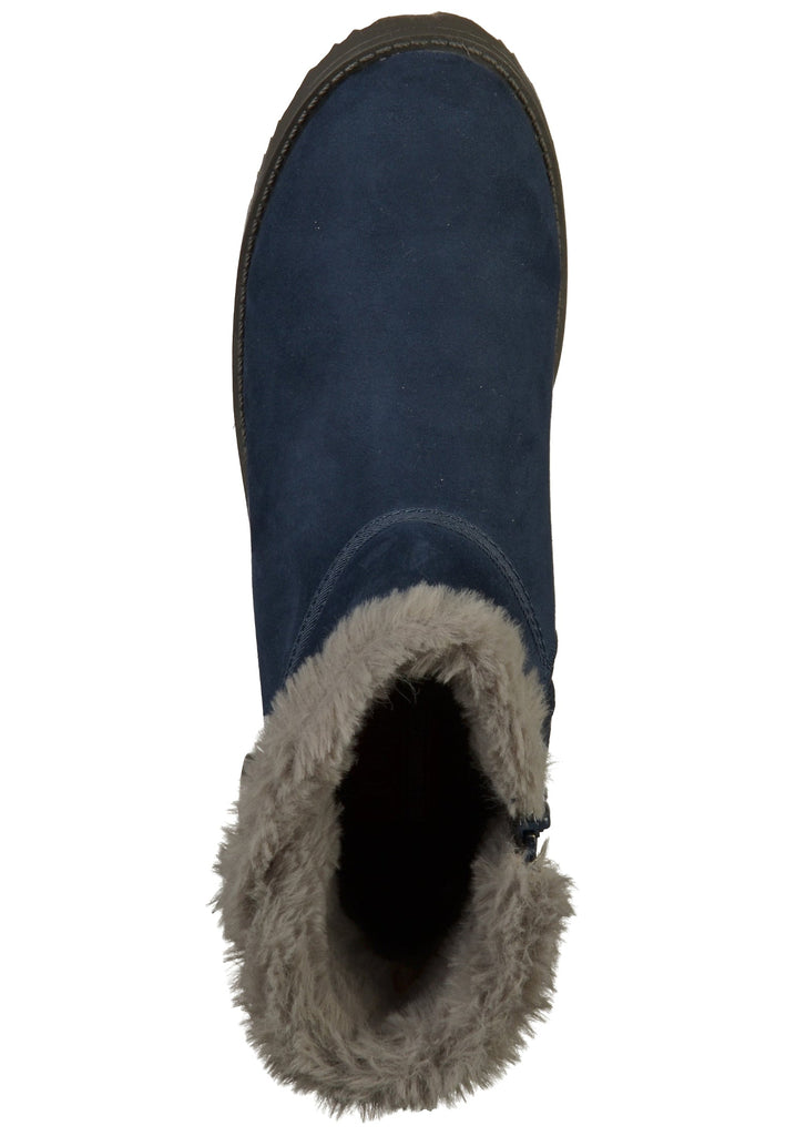 s.Oliver Stiefelette Textil Blau - surf4shoes