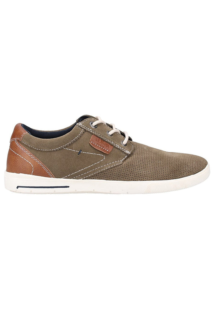 s.Oliver Halbschuhe Leder Oliv - surf4shoes