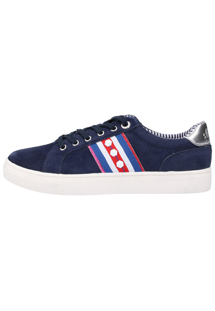 s.Oliver Sneaker Leder/Synthetik Navy - surf4shoes