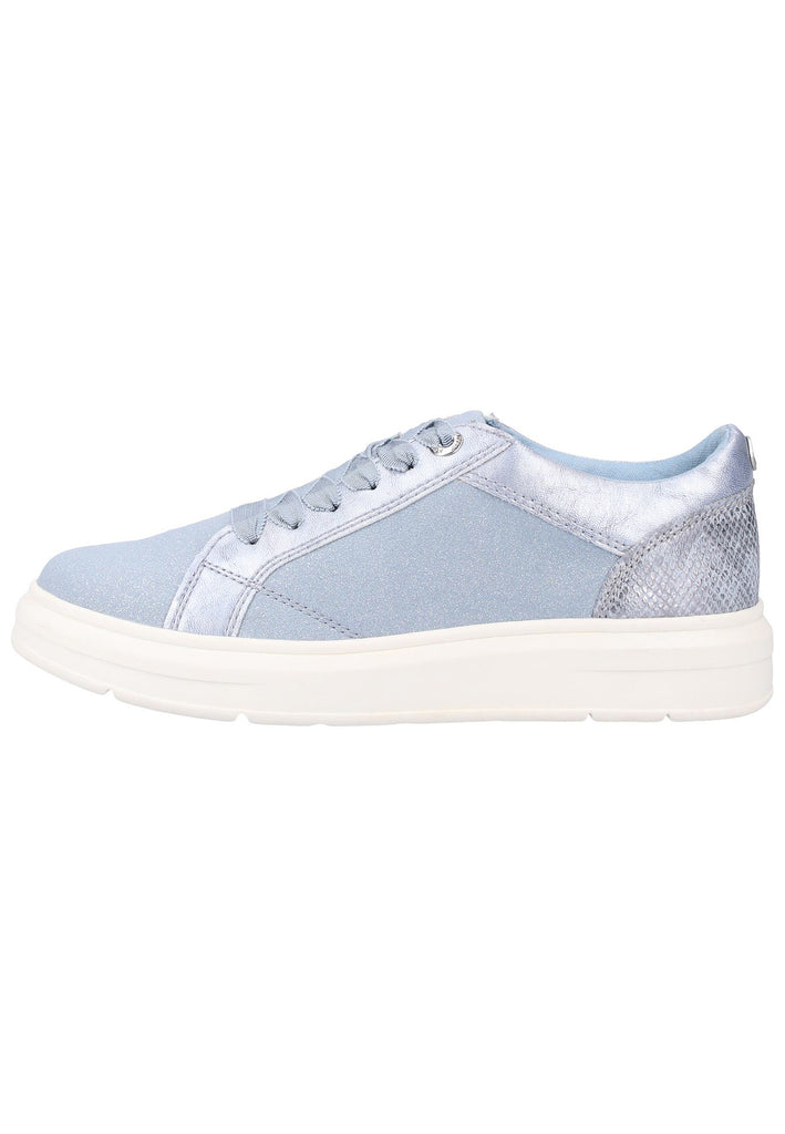 s.Oliver Sneaker Lederimitat Hellblau - surf4shoes