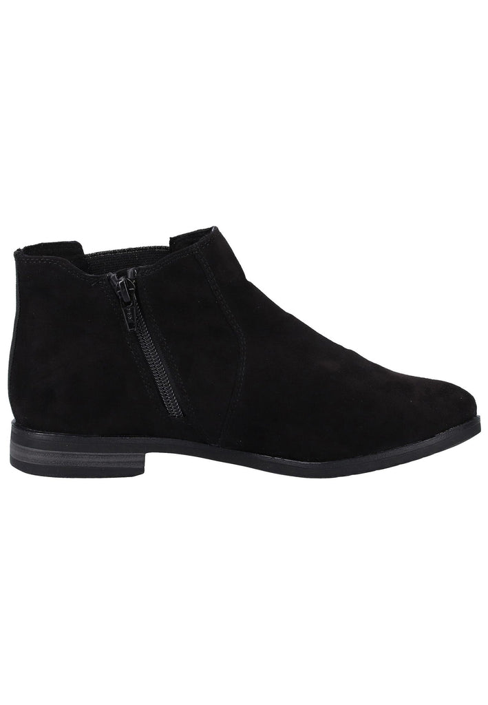 s.Oliver Stiefelette Lederimitat Schwarz - surf4shoes