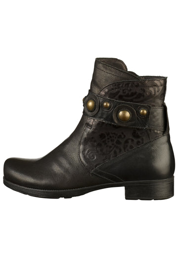 Think! Stiefelette Leder Schwarz - surf4shoes