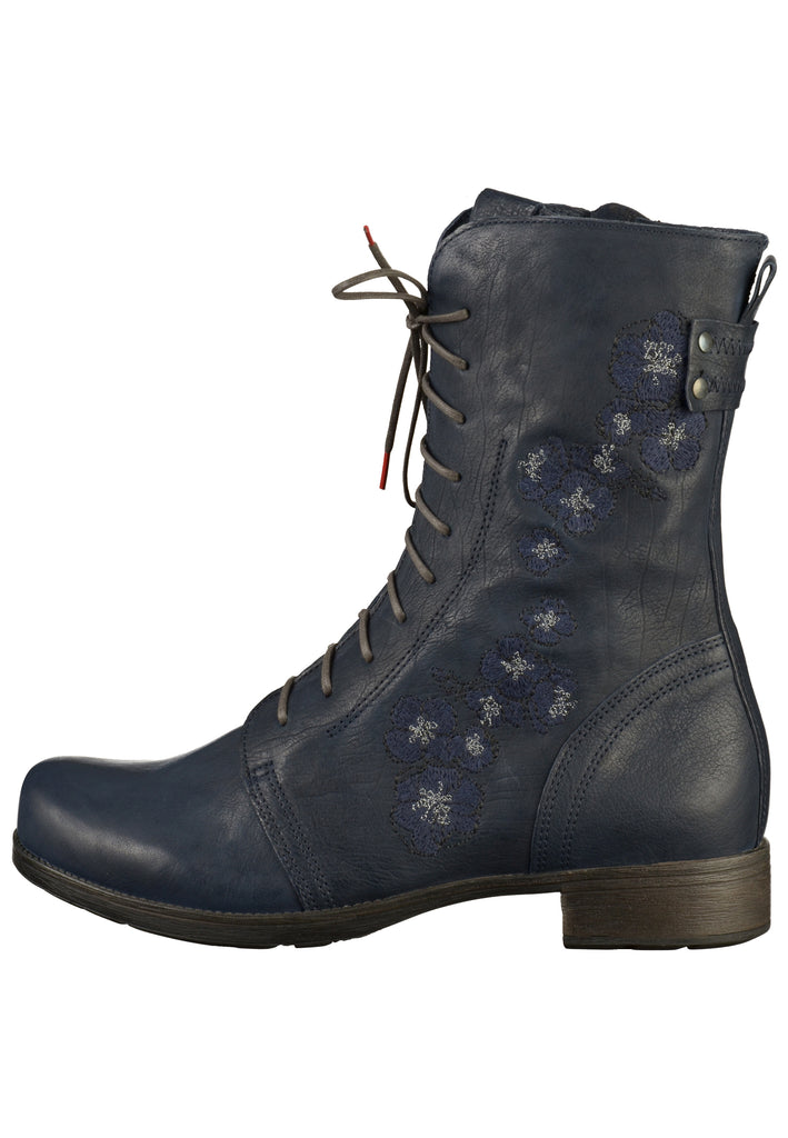 Think! Stiefelette Leder Navy - surf4shoes