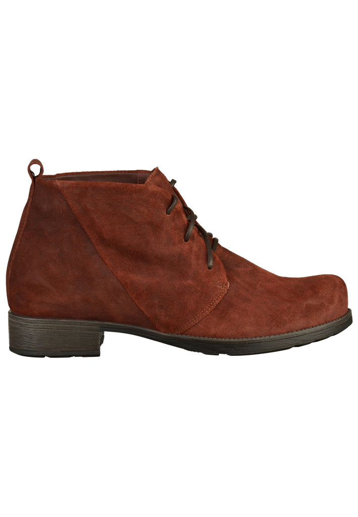 Think! Stiefelette Veloursleder Bordeaux - surf4shoes