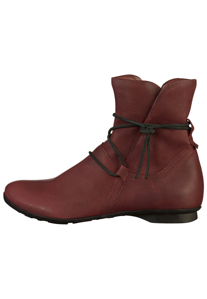 Think! Stiefelette Leder Weinrot - surf4shoes