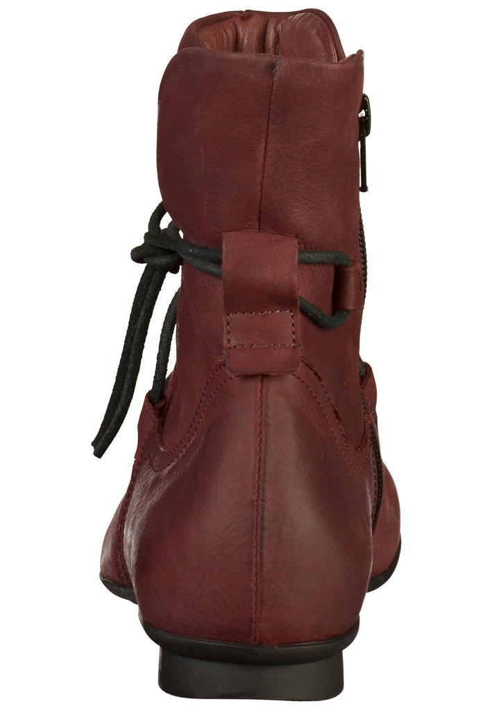 Think! Stiefelette Leder Weinrot - surf4shoes
