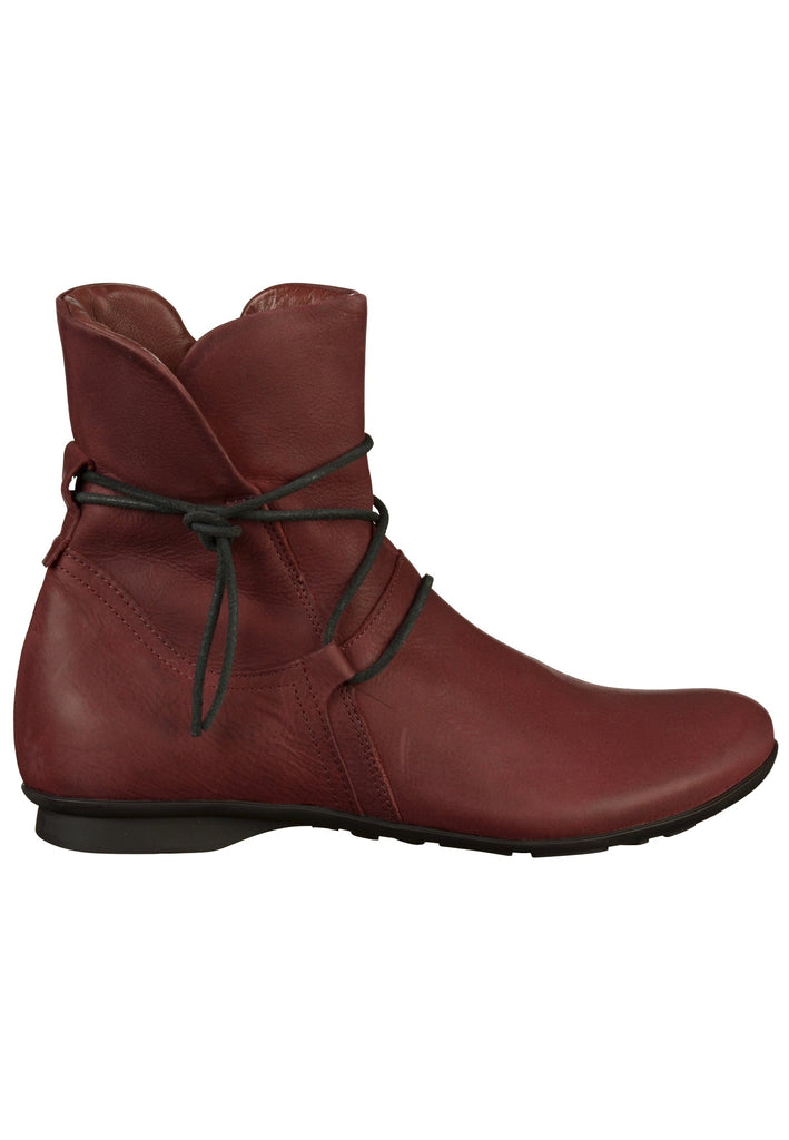 Think! Stiefelette Leder Weinrot - surf4shoes
